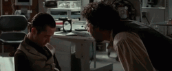 Dileep Rao Slapping Joseph Gordon-Levitt In Inception GIF