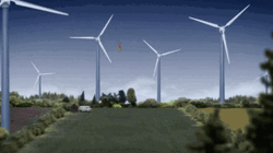 Dillermand Cartoon Windmill GIF