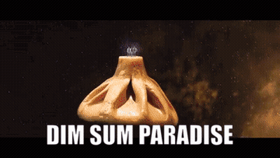 Dim Sum Paradise Sign With Dim Sum GIF