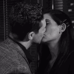 Dimera Couple Sensual Kiss GIF