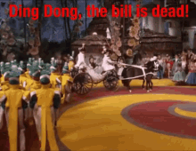 Ding Dong The Witch Is Dead Carriage  GIF