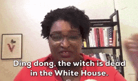 Ding Dong The Witch Is Dead In The White House  GIF