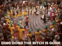 Ding Dong The Witch Is Dead Walking  GIF