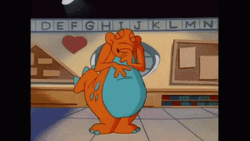 Dino Squished By An Anvil GIF
