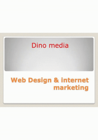 Dinomedia Web Design Company Ad Bristol GIF