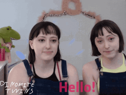 Dinomite Twins Waving GIF