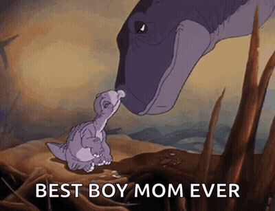 Dinosaur Best Boy Mom Ever GIF