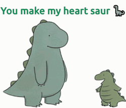 Dinosaur Hug GIF