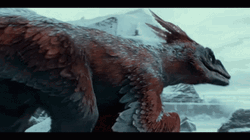 Dinosaur In Snow Jurassic World GIF