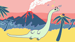 Dinosaur Music Jamming GIF
