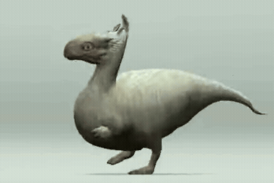 Dinosaur Running GIF