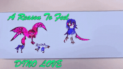 Dinosaur Saying A Reason To Feel Dino Love GIF