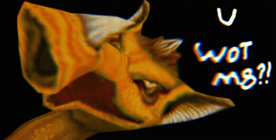 Dinosaur Saying Wot Me GIF