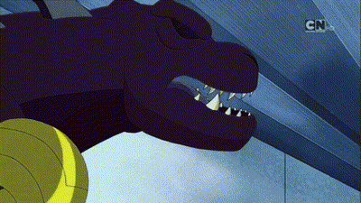 Dinosaur With CN GIF