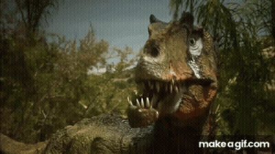 Dinosaur With Mouth Open GIF