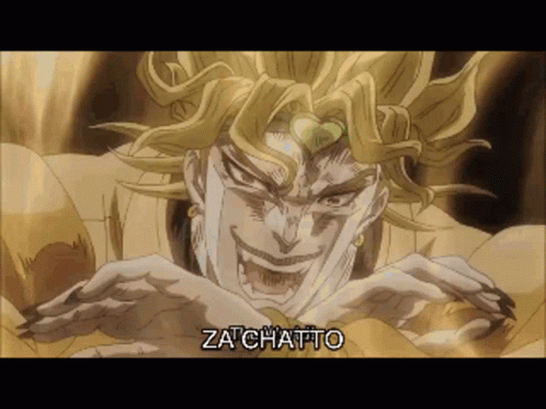 Dio JoJo's Bizarre Adventure Za Chatto GIF