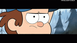 Dipper Pines In Gravity Falls Got Angry GIF