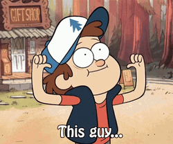 Dipper Pines Pointing At Himself