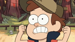 Dipper Pines Shivering With Anger  GIF