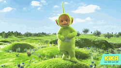 Dipsy Teletubbies Sit GIF