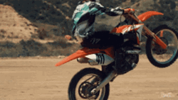 Dirt Bike Wheelie Display GIF