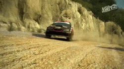 Dirt Rally 2 Red Subaru Impreza Crash Flip GIF