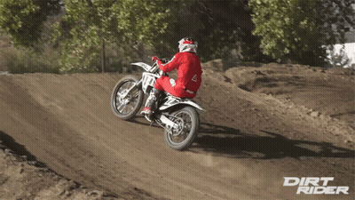 Dirt Rider On Track GIF