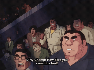 Dirty Champ How Dare You Commit A Foul GIF