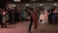 Dirty Dancing Patrick And Jennifer Floor Sweep GIF