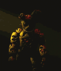 Dirty Decayed Springtrap Lurking At Night GIF