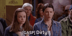 Dirty Gross Reaction Lorelai Gilmore GIF