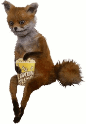 Dis Gon Be Good Eating Popcorn Stoned Fox