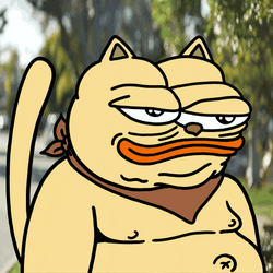 Disappearing Meme Chaddy Cathy With Peace Sign GIF
