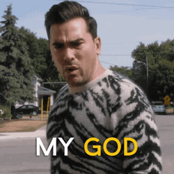Disappointed David Rose Schitts Creek My God GIF