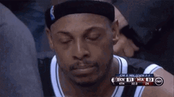 Disappointed Paul Pierce