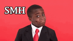 Disapproval Shake My Head By Little Kid GIF