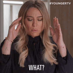 Disbelief What Hilary Duff  GIF