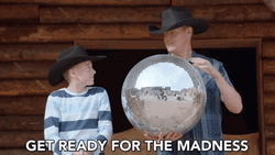 Disco Ball Get Ready For The Madness GIF