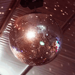 Disco Ball Lights Reflecting GIF