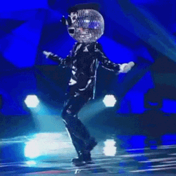 Disco Ball Man Happy Dancing GIF