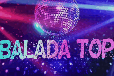 Disco Ball With Balada Top In Pink GIF