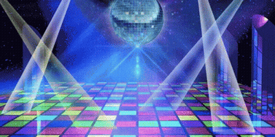 Disco Ball With Smiley Face GIF