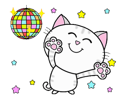 Disco Cat GIF