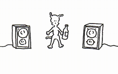 Disco With Chippy The Dog GIF