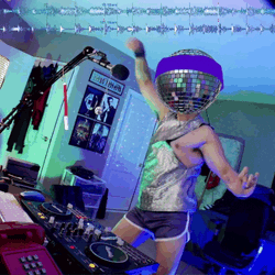 Discoholic Object Head GIF