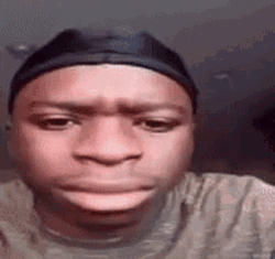 Discord App Glitchy Man's Face Crash GIF