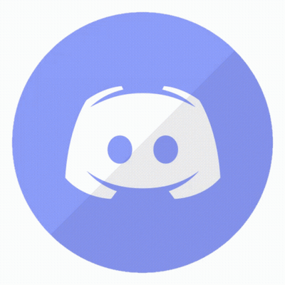 Discord Logo In Circle With Shadow GIF