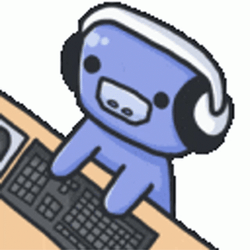 Discord Pig Typing On Keyboard GIF