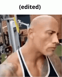 Discord The Rock Edit Look GIF