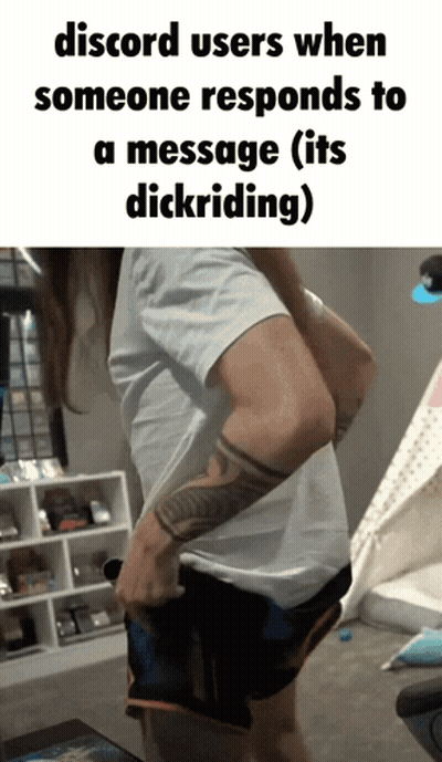 Discord User Dickriding To Message GIF
